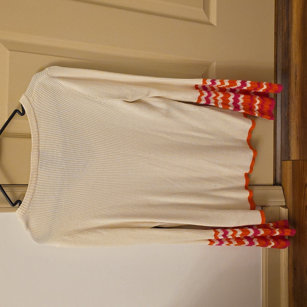 Wrangler Retro Cream Ribbed Sweater - Picture 4 of 4